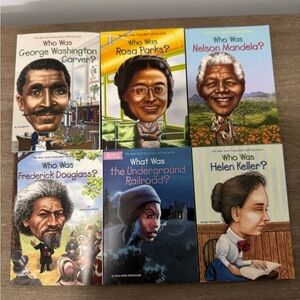 Who Was Series of 6 Books | Very Good Condition